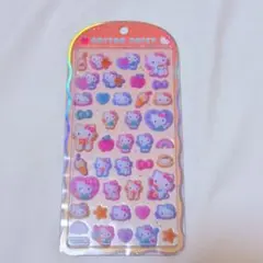 【正規品】　コットンパフィーシール　キティ　匿名配送　まとめ買い対応