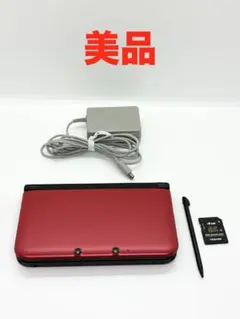 【美品】ニンテンドー3dsll レッドブラック　本体　充電器付き