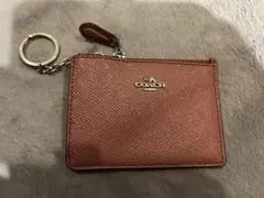 COACH ピンクパスケース IDウィンドウ付き