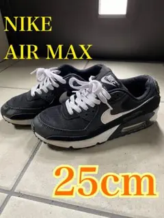 Nike エアマックス ブラック/ホワイト スニーカー　25cm