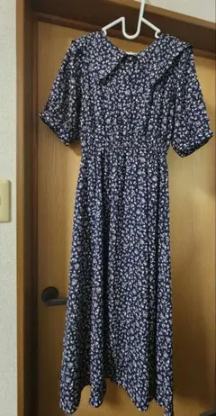 ハニーズ 花柄 ロングワンピース