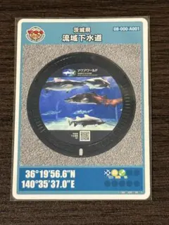 アクアワールド大洗 マンホールカード　茨城県 水族館