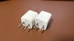 Apple純正 iPhone 充電器ACアダプター2個セット