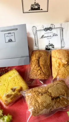 マモンエフィーユ　フィナンシェ3種　アプリコットケーキ焼き菓子セットのサムネイル