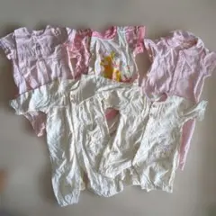 ベビー服　50-80サイズ　女の子　春夏用まとめ売り　ロンパース