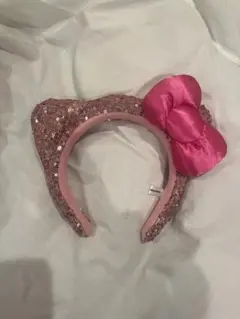 キティちゃんピンク色カチューシャ