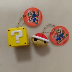 マリオ　スーパーマリオブラザース　マスコットフィギュア　はてなブロック 赤甲羅