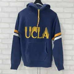 値下げ 70s 80s UCLA USA WOLF カレッジ フロッキー パーカのサムネイル