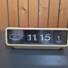 昭和レトロ SEIKO セイコー パタパタ時計 ビンテージ QN407