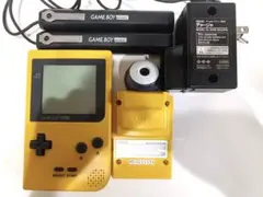 任天堂 ゲームボーイポケット イエロー 本体 充電器　ゲームボーイポケットカメラ