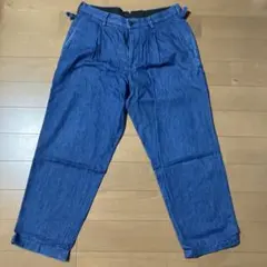 417 EDIFICE コットンパンツ Lサイズ インディゴのサムネイル