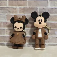 ミッキー&ミニーマウス 　キーホルダーセット