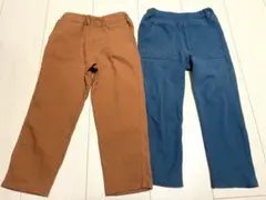 キッズ ロングパンツ 100 ポケットあり 2着セット