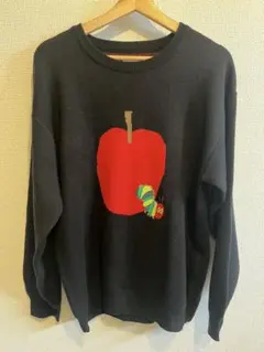 グラニフ　エリックカール　はらぺこあおむし　ニット　メンズ　M