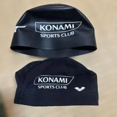KONAMI SPORTS CLUB スイムキャップ 2点セット