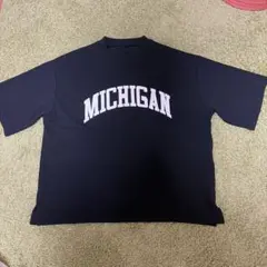 MICHIGAN ビッグシルエット Tシャツ 黒