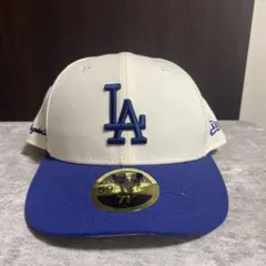 New Era 59FIFTY キャップ ホワイト/ブルー 7 1/4