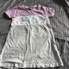 FILA 半袖ワンピース 100cm ラベンダー/グレー