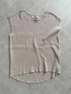 チャオパニックティピー　Tシャツ　袖なし　ノースリーブ　ワッフルT