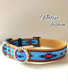 ＊小型犬用　首輪＊20mm オルテガ柄　B35