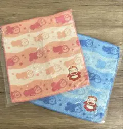 【新品】ジブリ 崖の上のポニョ タオルハンカチ 2枚セット ミニタオル
