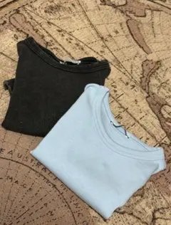 ZARA クロップド丈Tシャツ