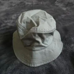 【GU】グレー コットン バケットハット