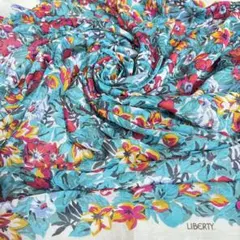 6-4.LIBERTY フラワーモチーフ コットンスカーフのサムネイル