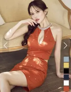 最安値 美品 ジュエルズ ブラウンビジュー付きタイトドレス 最安値 美品 ジュエルズ ブラウンビジュー付きタイトドレス - メルカリ
