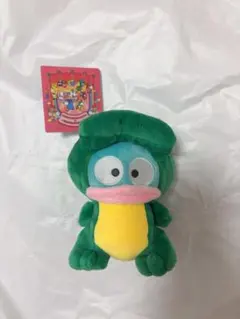 たべっ子どうぶつ　サンリオ　ワニくんとハンギョドンのコラボ　着ぐるみマスコット