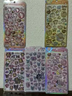 【正規品】うるちゅるポップシール 5枚セット サンリオ