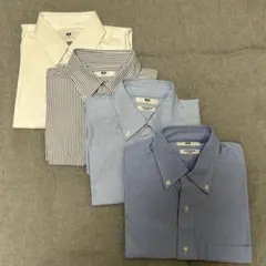 UNIQLO スーパースリムフィットシャツ 4枚セット M