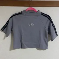 WHO’S WHO gallery 新品 グレー 春夏 ラインTシャツ Y2Kのサムネイル