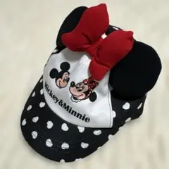 ミッキー&ミニー 耳付きキャップ 52cm