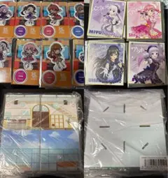 オルタナティブガールズ2 8周年記念 デフォルメアクリルスタンド 背景 ミニ色紙