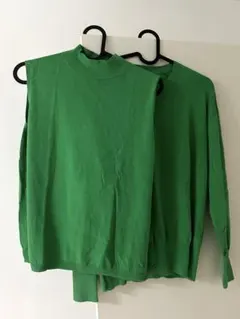 ヴェルメイユパーイエナ アンサンブル ニット 2枚セット