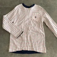ラルフローレン　リバーシブル　Tシャツ　長袖　カットソー　キッズ　ボーダー