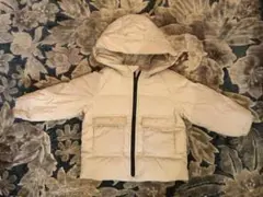 baby GAP フード付きダウンジャケット　ナチュラル　2year