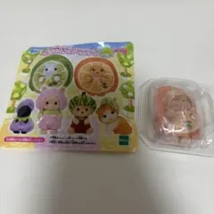 シルバニア　フルーツパーティ　トイプードルの赤ちゃん　オレンジ