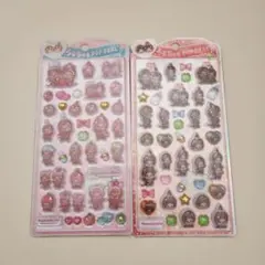 公式 国内正規品　うるちゅるポップシール　モンチッチ　2種セット