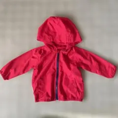 COMME CA ISM 赤 フード付きジャケット