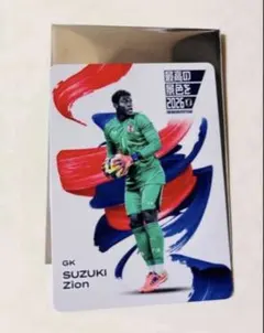 サッカー　日本代表　カードコレクション　リアルカード　購入特典 GK 鈴木彩艶のサムネイル