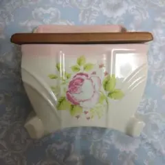 イマン　ローズ柄小物入れ　imane フレンチカントリー