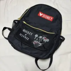 Disney ミッキー＆ミニー バックパック　黒