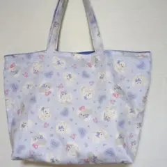 大きめエコトートバック猫柄ハンドメイド