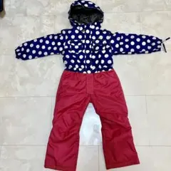 かず様専用★スキーウェアキッズ つなぎ ジャンプスーツ 撥水加工 雪遊び 4点