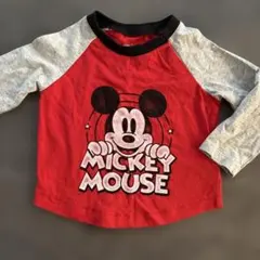 gap ギャップ　ミッキー　ロングTシャツ　70サイズ　ベビーTシャツ