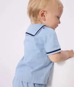 プチバトー　マリンセットアップ　36m