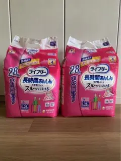 ライフリー 長時間あんしん うす型パンツ Lサイズ 28枚入 2つセットのサムネイル