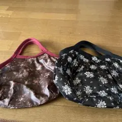 花柄ミニバッグ2点セットハンドメイド